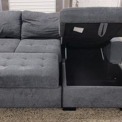 Sectional W Storage/bed (I CAN DELIVER)