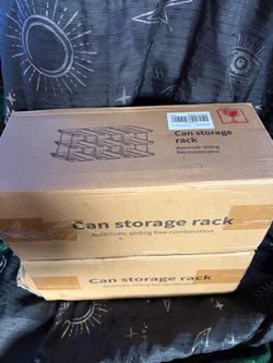 Can Storage Rack Automatic Sliding Free Combination