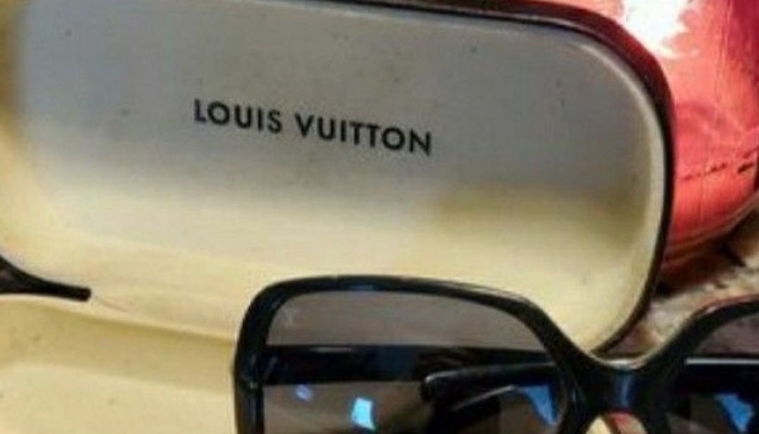 Authentic Louis Vuitton Glasses / Sunglasses With LV Case