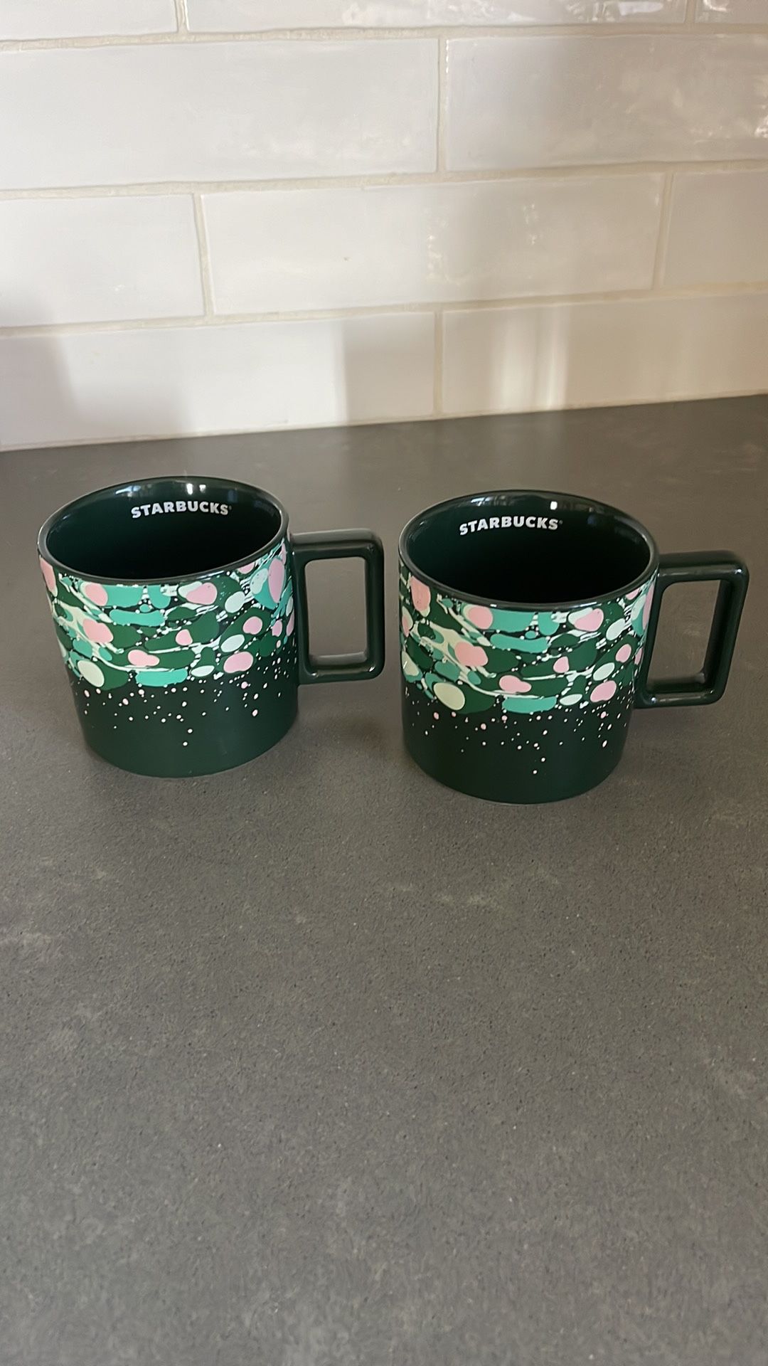 Starbucks Coffee Mugs Set Of Two