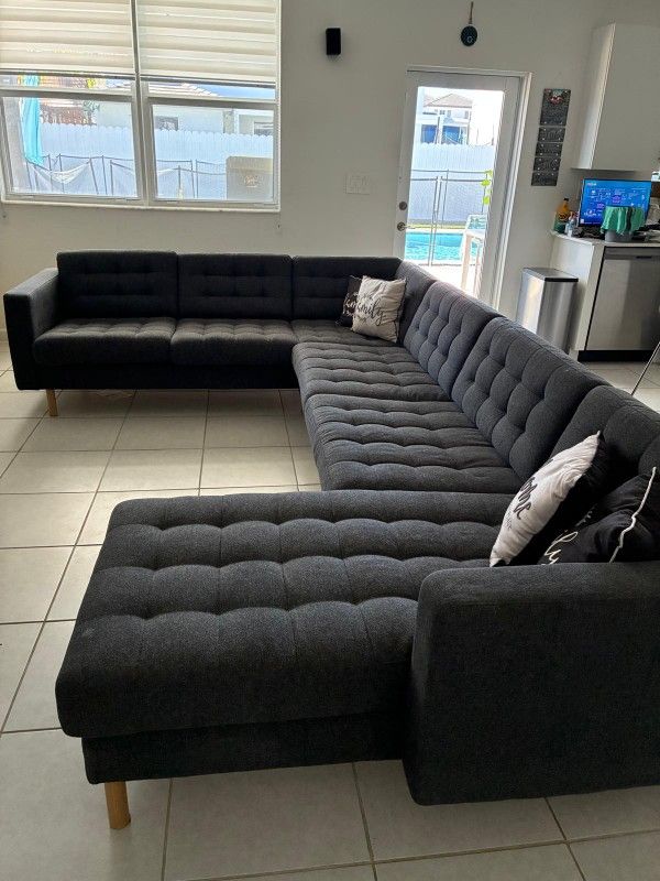 Gray Sectional Sofa