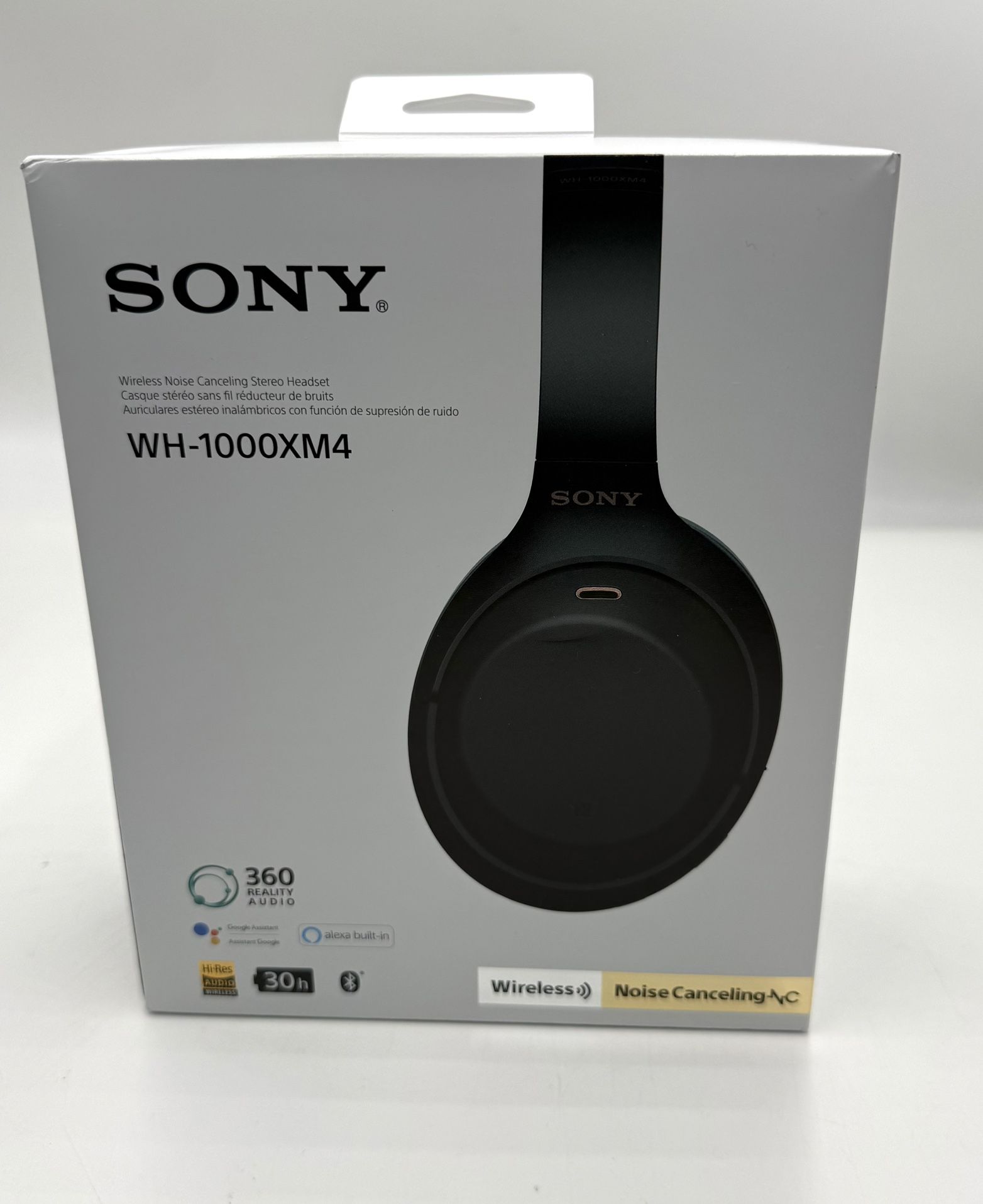 Sony WH-1000XM4 Wireless Noise Cancelling Headphones – Black w/ Case