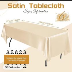 Table Cloths for Party/  Champagne And Black 