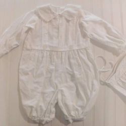 Vintage “Little Things Mean a Lot” Boys Clothes 24 Month Ring Bearer or Christening Outfit & Bonnet - Quality Material - Made In USA