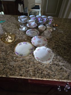 China tea cups and plates