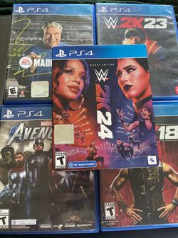 PlayStation 4 games (Baytown Texas local pickup only)