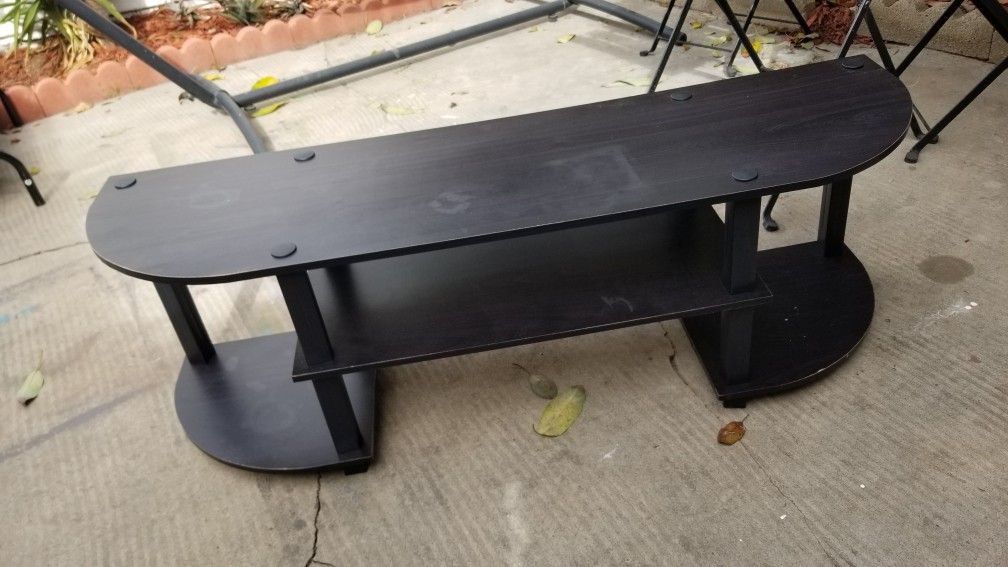 TV Stand Black Wood