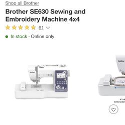  Brother Embroidery And Sewing Machine 