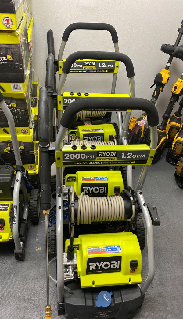 RYOBI Electric Pressure Washer (Gun, Hose, 3x Tips) for Sale in Corona, CA OfferUp
