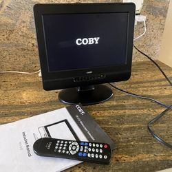 Coby Tftv1212-blk TV With SV video LR And PC Audio Hookup 
