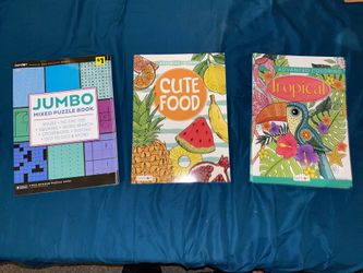 Crossword/Coloring Books