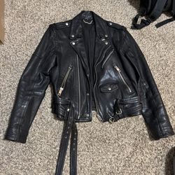 unbranded thick leather jacket