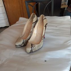 Christian Louboutin Heels Size EU37 Snakeskin