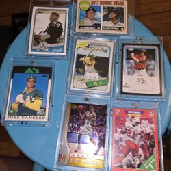7 Rookie Cards In Mint Casing