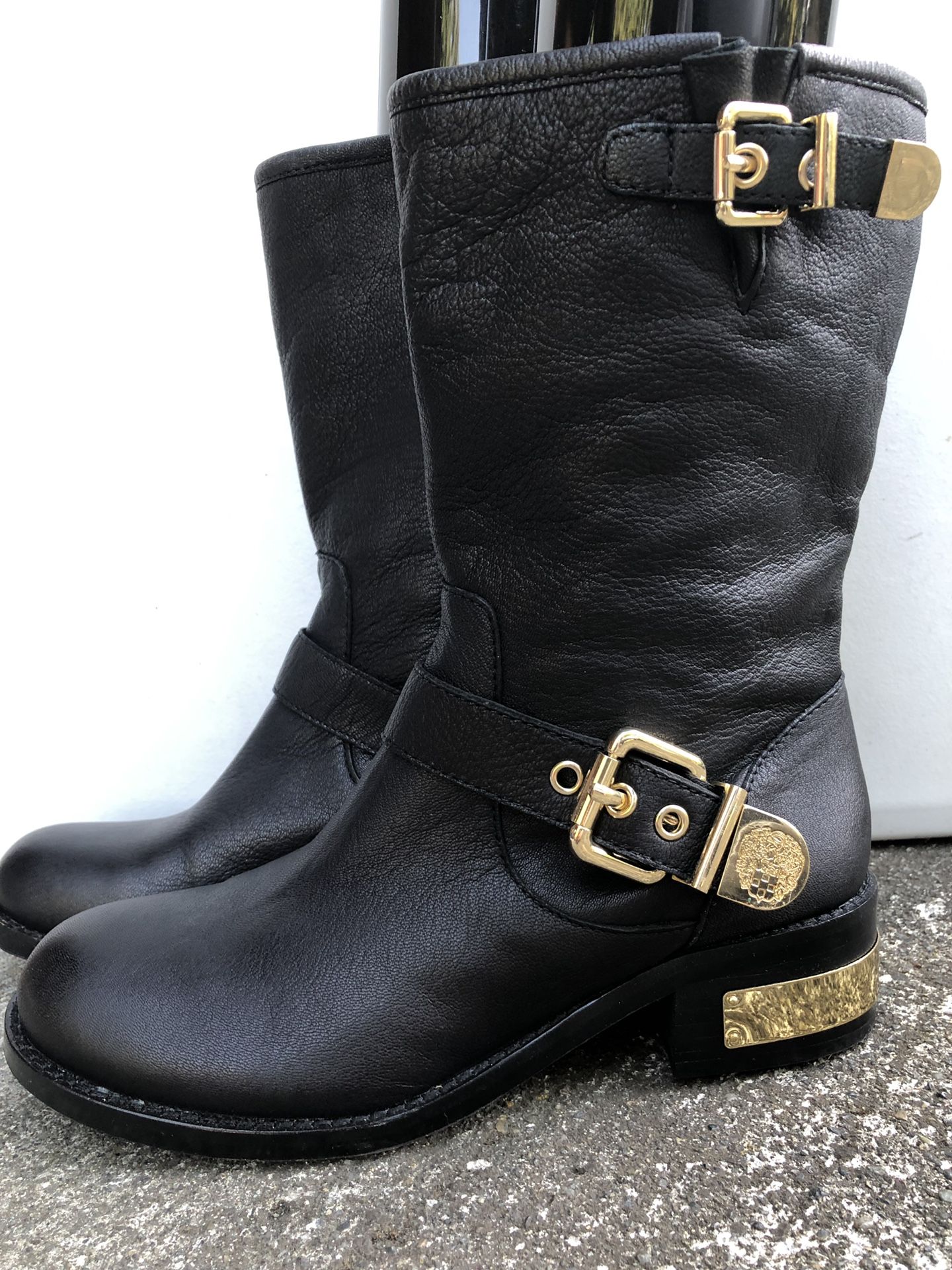 Vince Camuto leather boots.