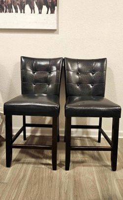 Black Leather Chairs