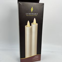 Luminara Taper Candle Set New