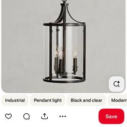 Pottery barn pendant Light