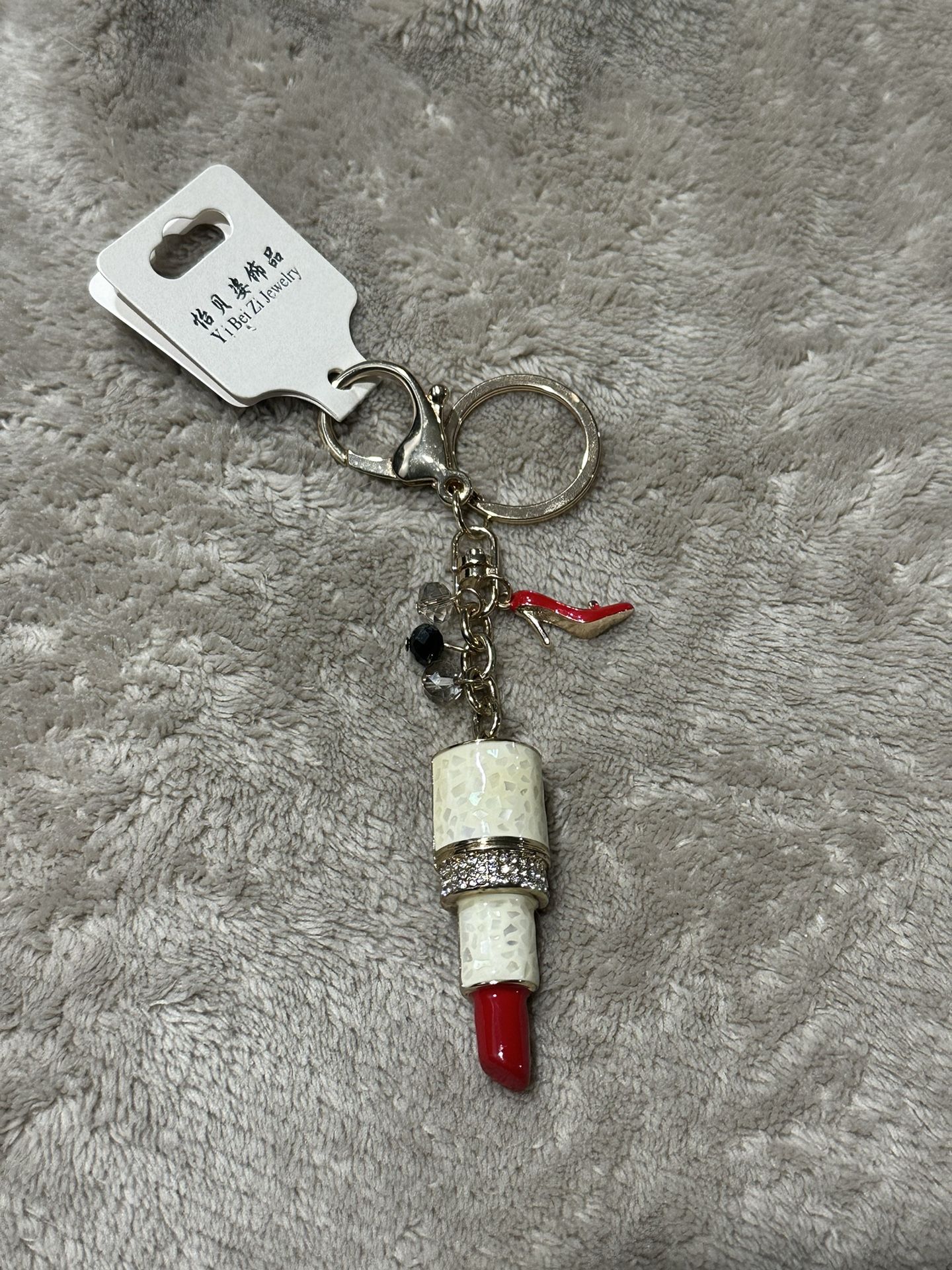 Lipstick/Shoe Keychain