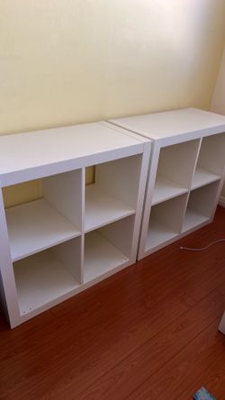 2 IKEA Kallax Cube Shelves