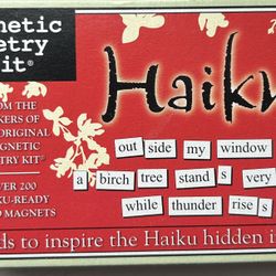 Magnetic Poetry Kit Haiku