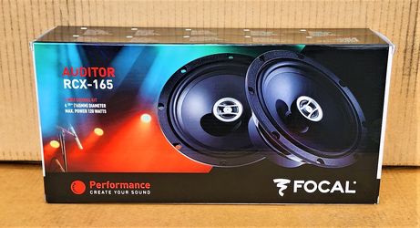 Focal Car Speakers 6 1/2" 2-Way Coaxial Speaker System 120 Watts RCX-165 🚨 Payment Options Available 🚨 No Credit Needed 🚨