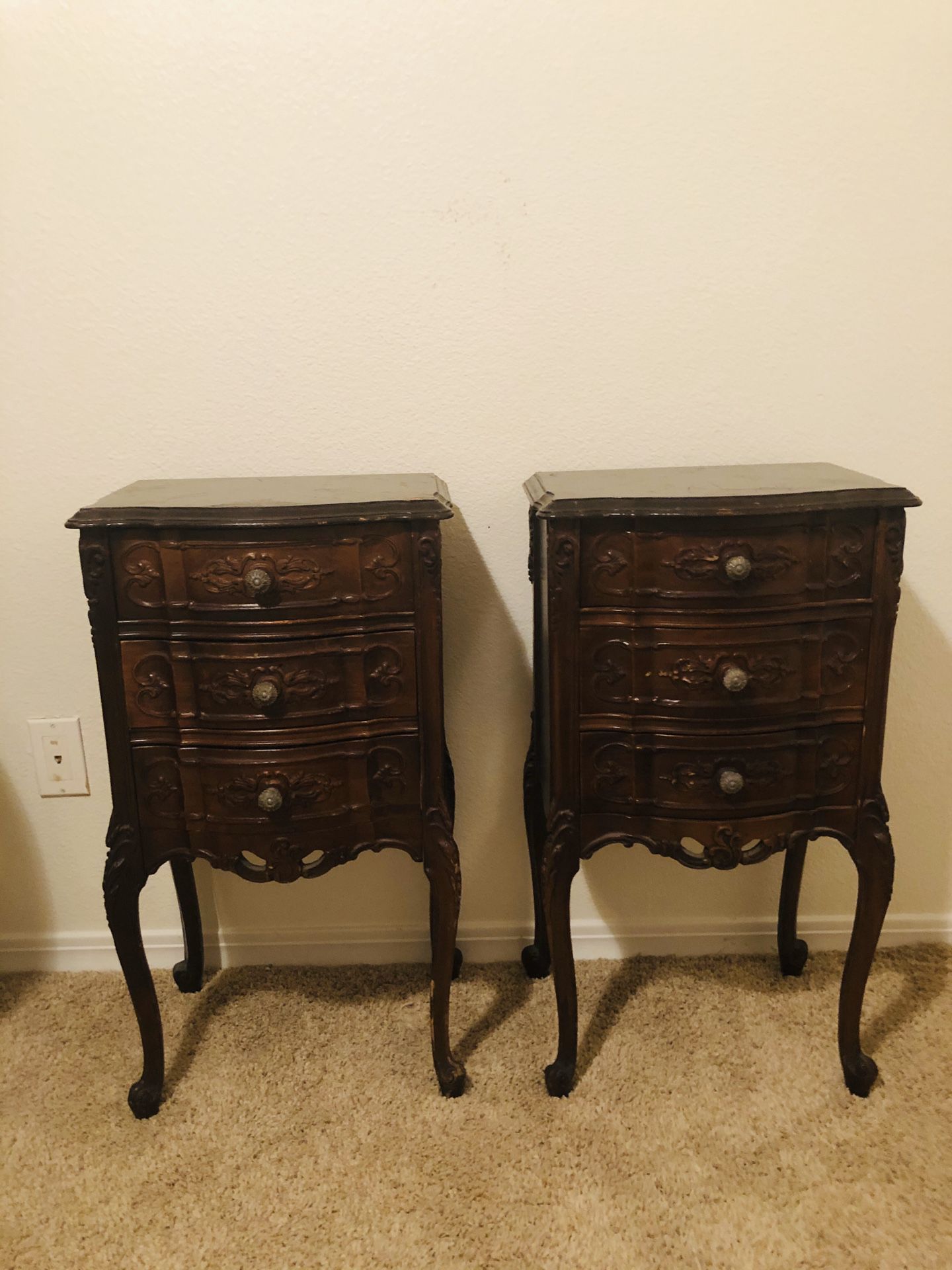 French Provential nightstands