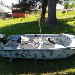 Bass Tracker Bass Boat With Motor 