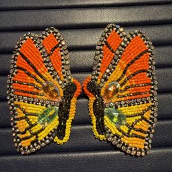 Beaded Native American Earrings Authentic