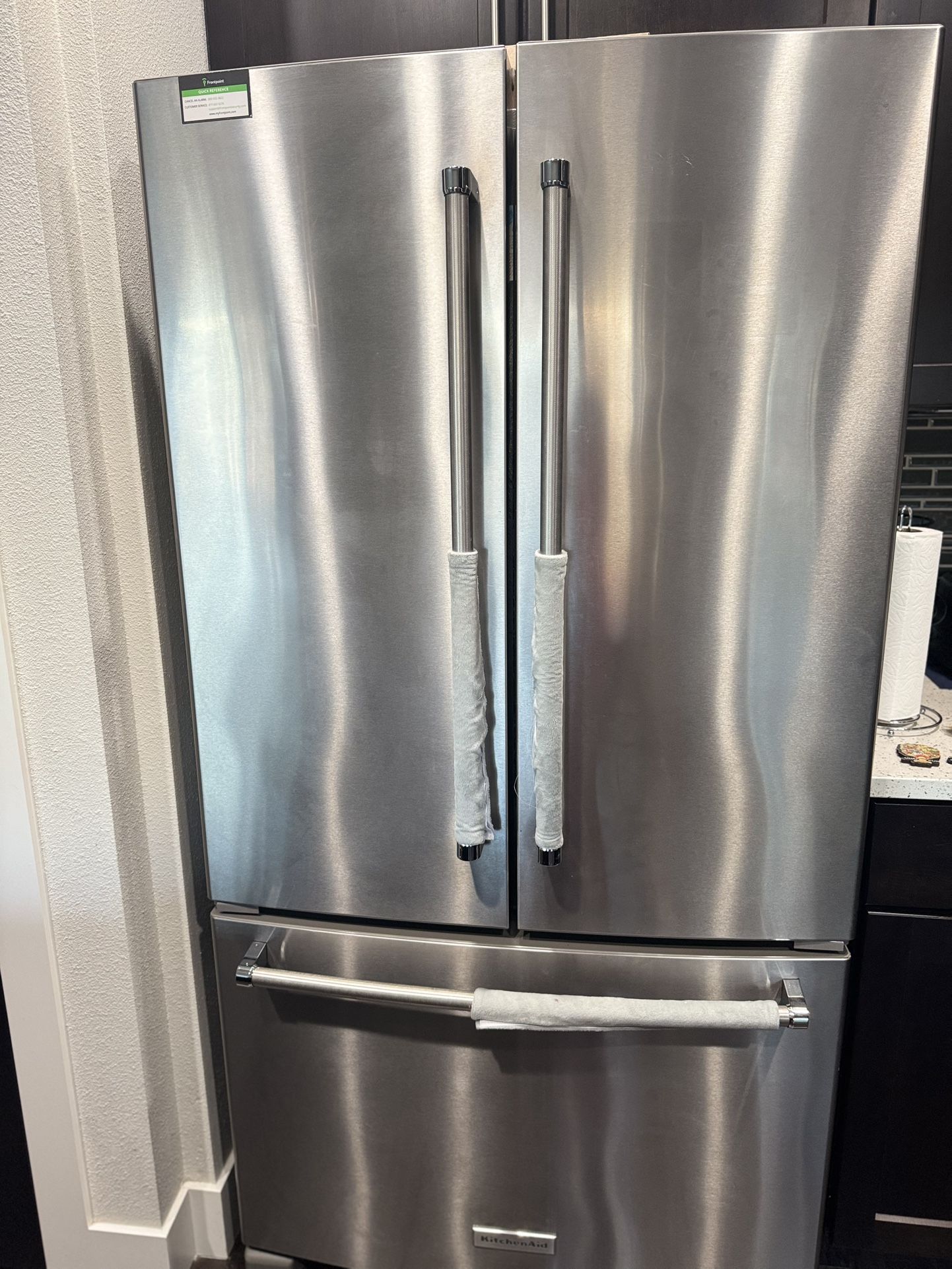36 in. 20 cu.ft. Counter Depth French Door Refrigerator in Stainless Steel
