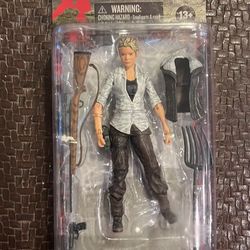 The Walking Dead ANDREA w/ Pitchfork Rifle Gun Series 4 SEALED 5" Figure