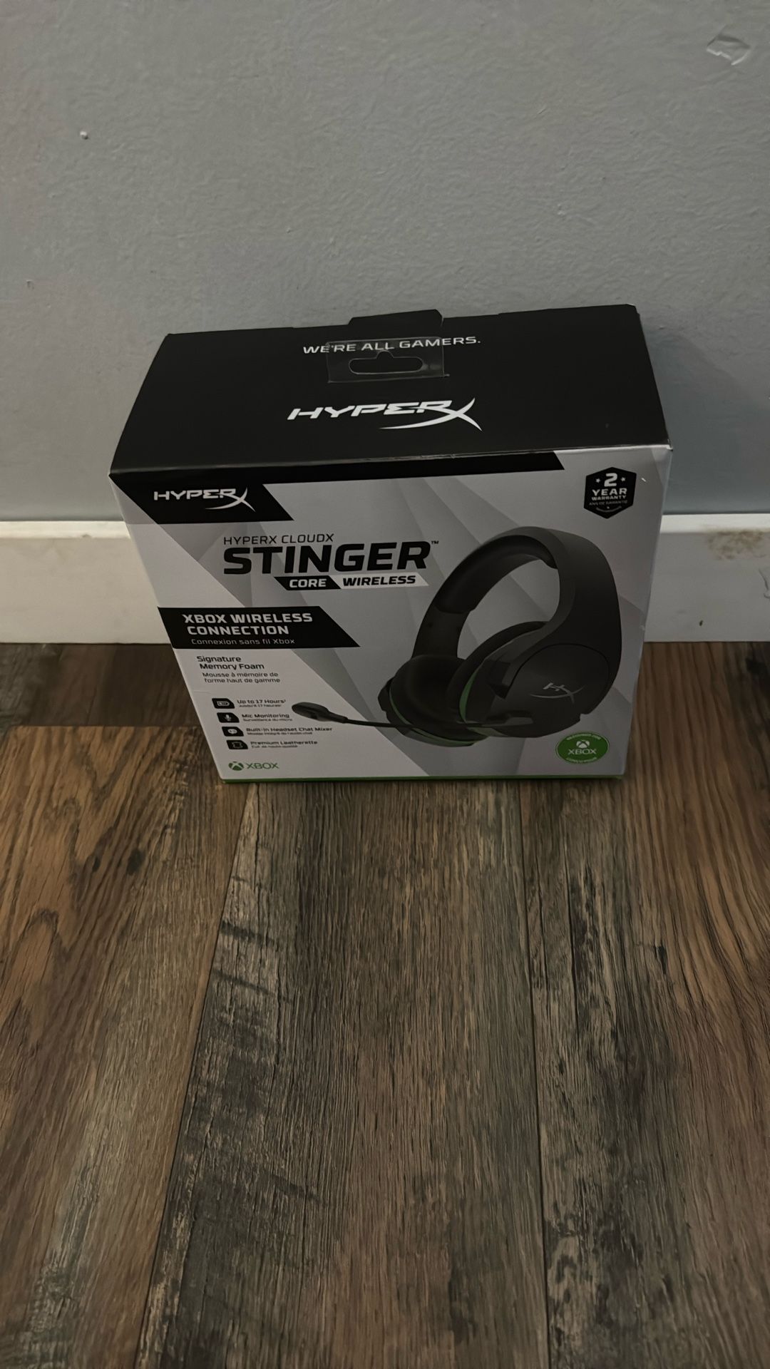 HyperX CloudX Stinger Core Wireless Gaming Headset for Xbox.