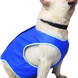 OMEM Dog Summer Cooling Vest Harness Jacket Pet Cooling Coat Dog Mesh Vest for Small and Medium Dogs