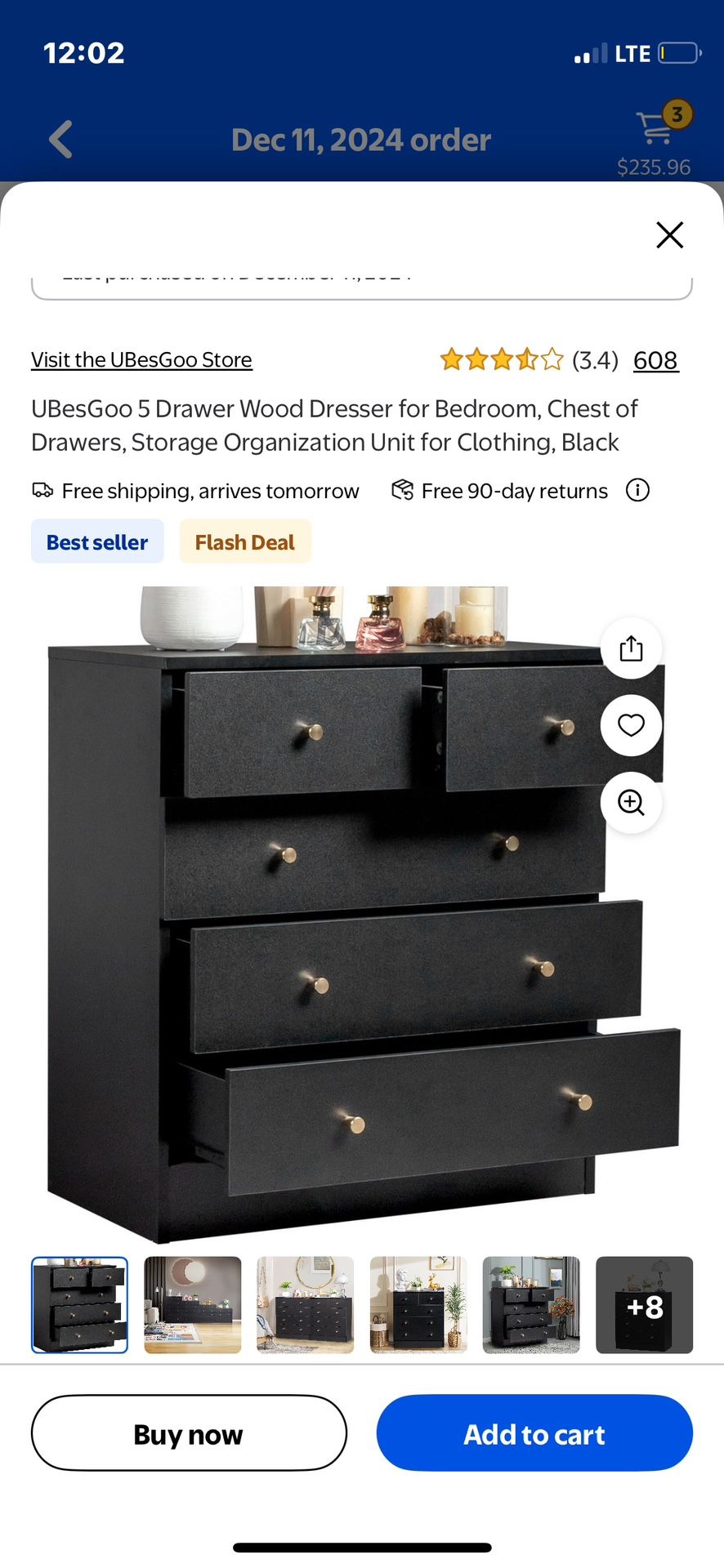 Black Kid Dresser