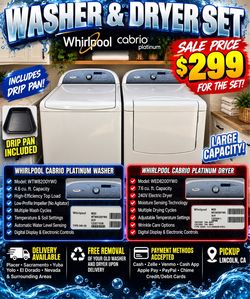 Whirlpool Washer & Dryer Set electric