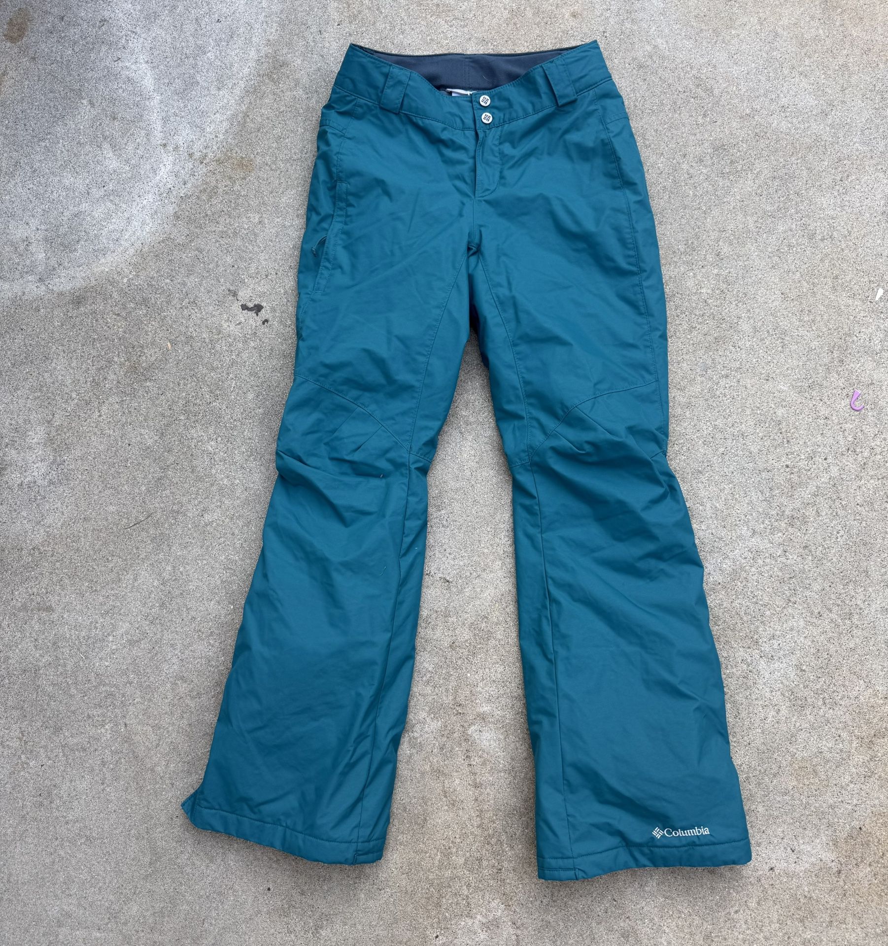 Women’s Size XS Teal Blue Columbia Snowboard Pants