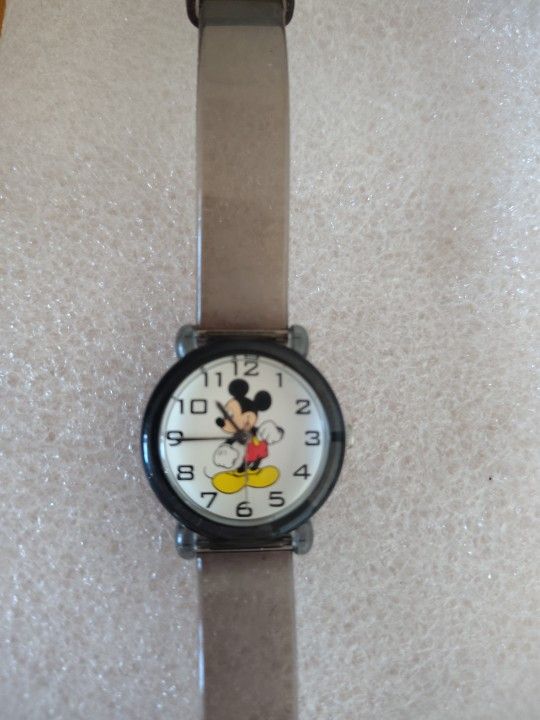 Mickey Mouse Lorus Watch Vintage, Rare Old Lorus by Seiko Disney Watch Gold Tone
