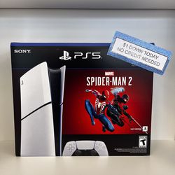 Sony PlayStation 5 PS5 SLIM NEW - Pay $1 Today to Take it Home and Pay the Rest Later!