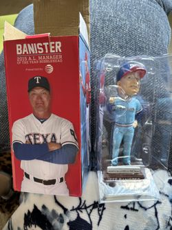 Texas Rangers Jeff Banister 2015 A.L. Manager Of The Year Bobblehead Bobble Head