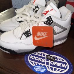 Jordan 4 White Cement Size 9.5 
