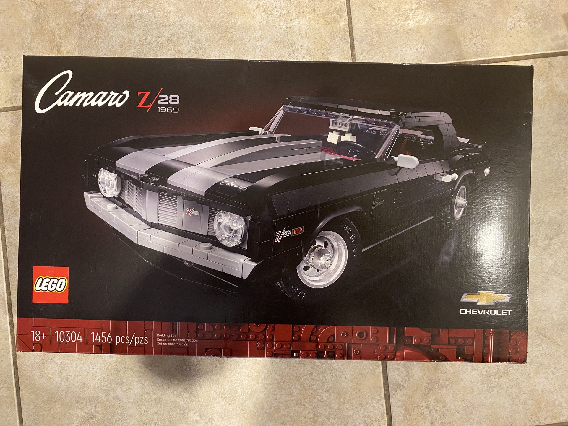 LEGO Icons Chevrolet Camaro Z28 10304, Customizable Classic Car