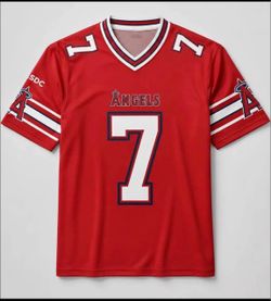 2026 Angels Jo Adell football jersey giveaway