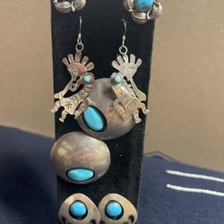 Vintage Silver Earrings 