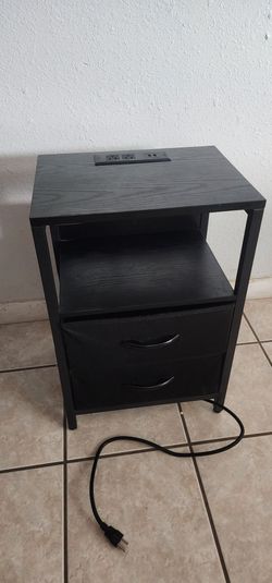 Nightstand with Charging Station
