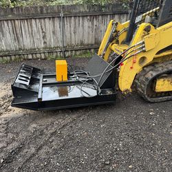 63” skid steer brush hog mower deck
