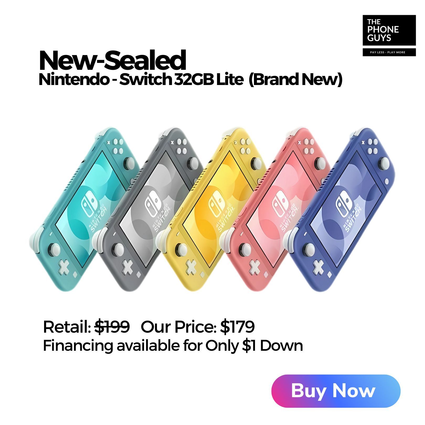 🎮 Nintendo Switch Lite 32GB – ¡En Oferta! Solo $1 Para Llevártelo a Casa + Ahorra $20 al Instante
