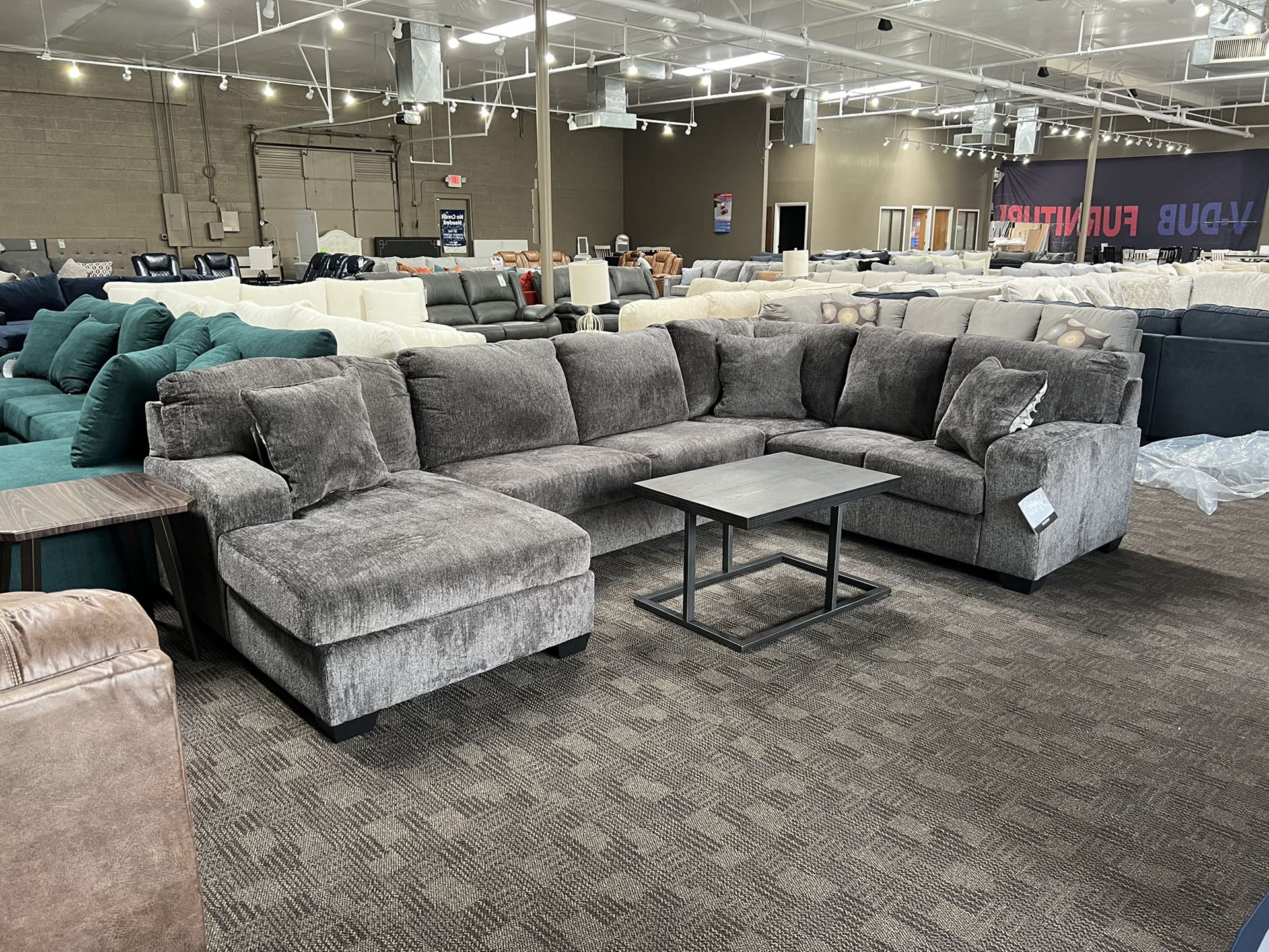 Grey Sectional Couch New 