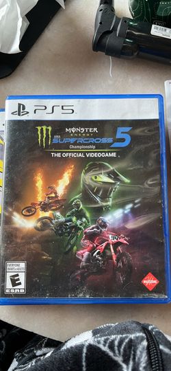 Monster energy, super cross5 hampionship PS5 Disk