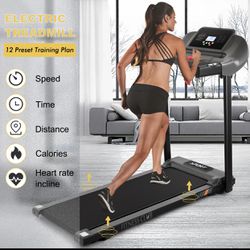2.5 HP Larg Folding Electric Motorized Treadmill Auto Incline Running Machine  Thumbnail