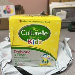 Culturelle Kids Probiotic + Fiber Packets (Ages 3+) - 60 Count